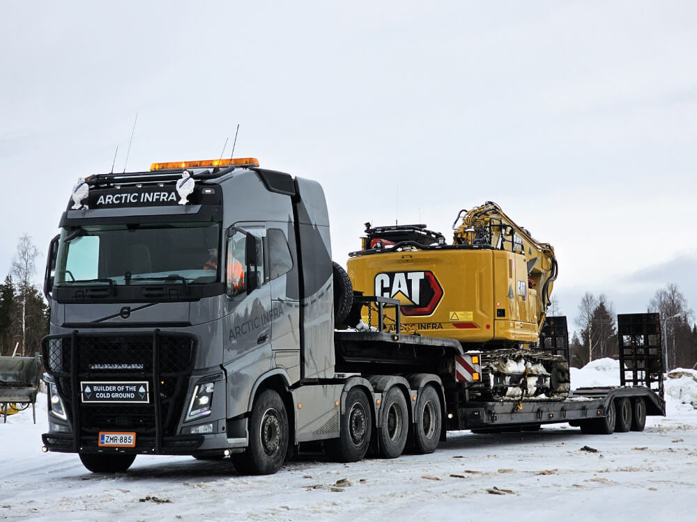 Arctic Infra Oy - Palvelut lavetti- ja kuljetuspalvelut kuva